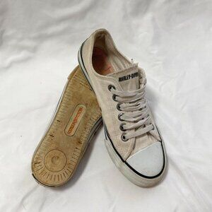 y2k Harley Davidson sneakers white / cream